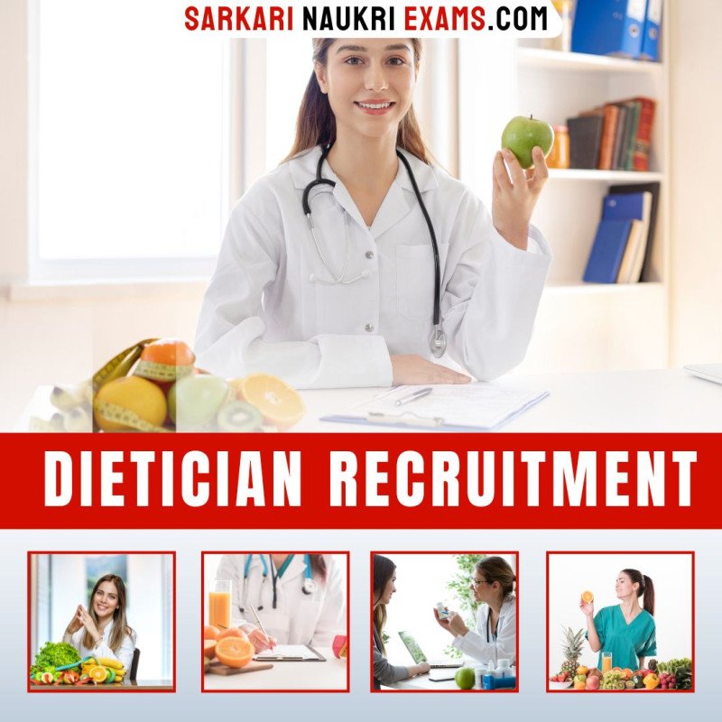 Dietician Recruitment 2024 Govt Job Dietician Vacancy